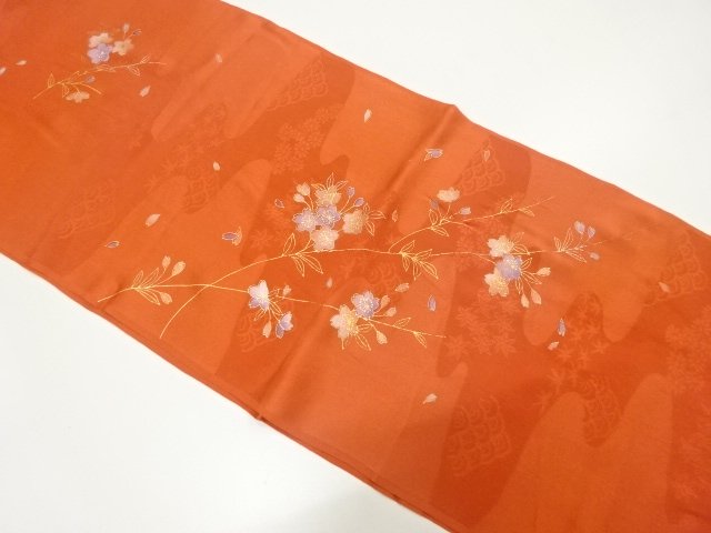 JAPANESE KIMONO / GOLD-LEAF OBIAGE